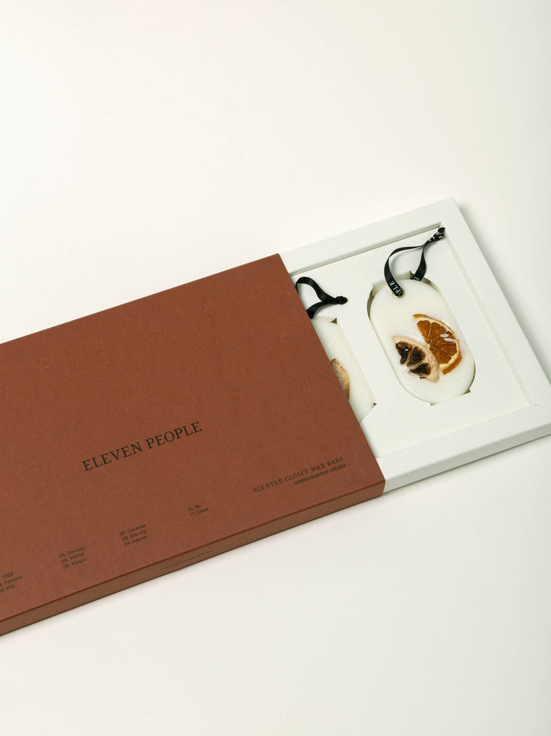 Bergamot, Mandarine and Basil Closet Wax Bar Freshener