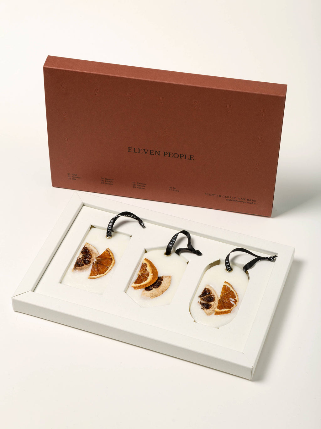 Bergamot, Mandarine and Basil Closet Wax Bar Freshener