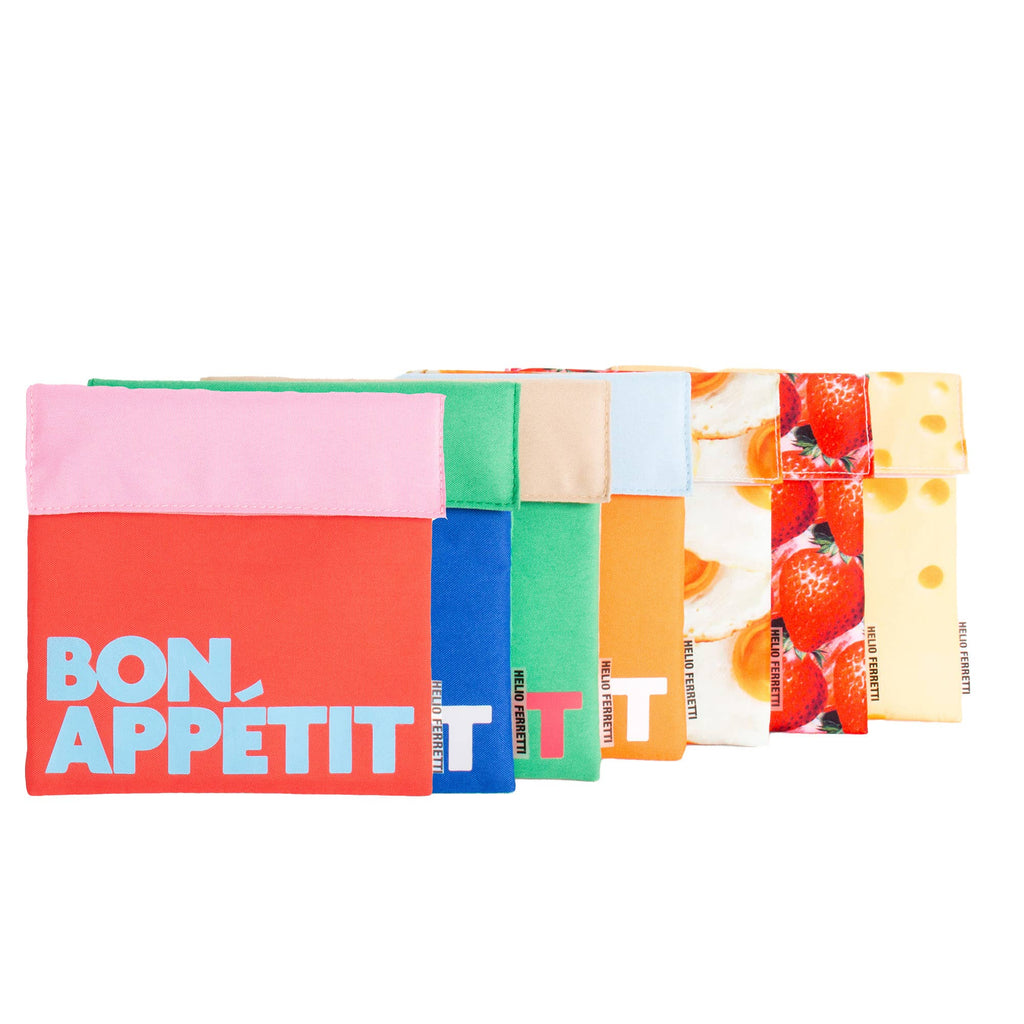 Snack Bag Red| Bon Appetit