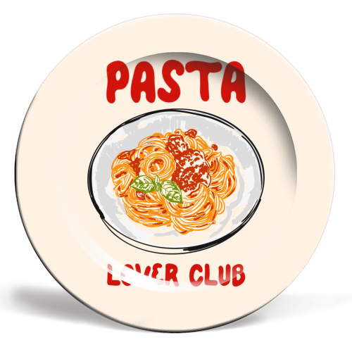 Plates 'Spaghetti Pasta Club'