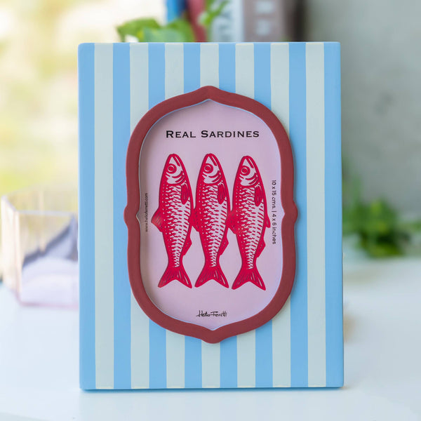 Menorca Photo Frame Blue