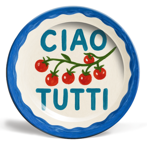Plates 'Ciao Tutti'