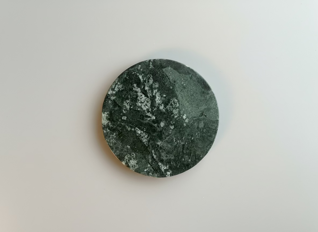 Green Marble Coasters (Set of 6)