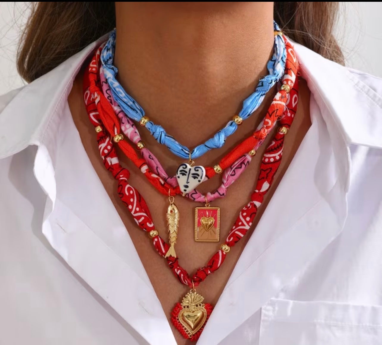 Necklace Scarf
