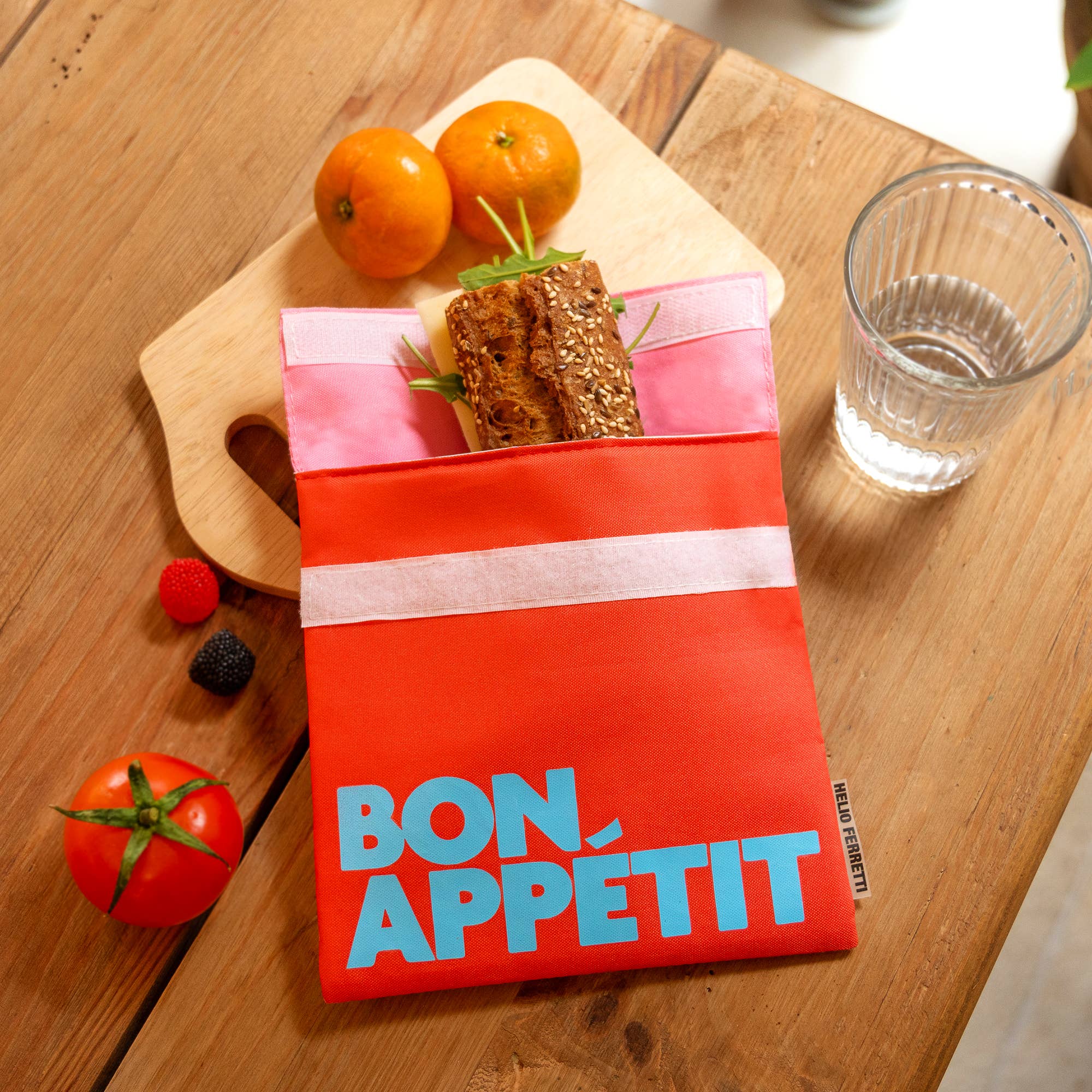 Snack Bag Red| Bon Appetit
