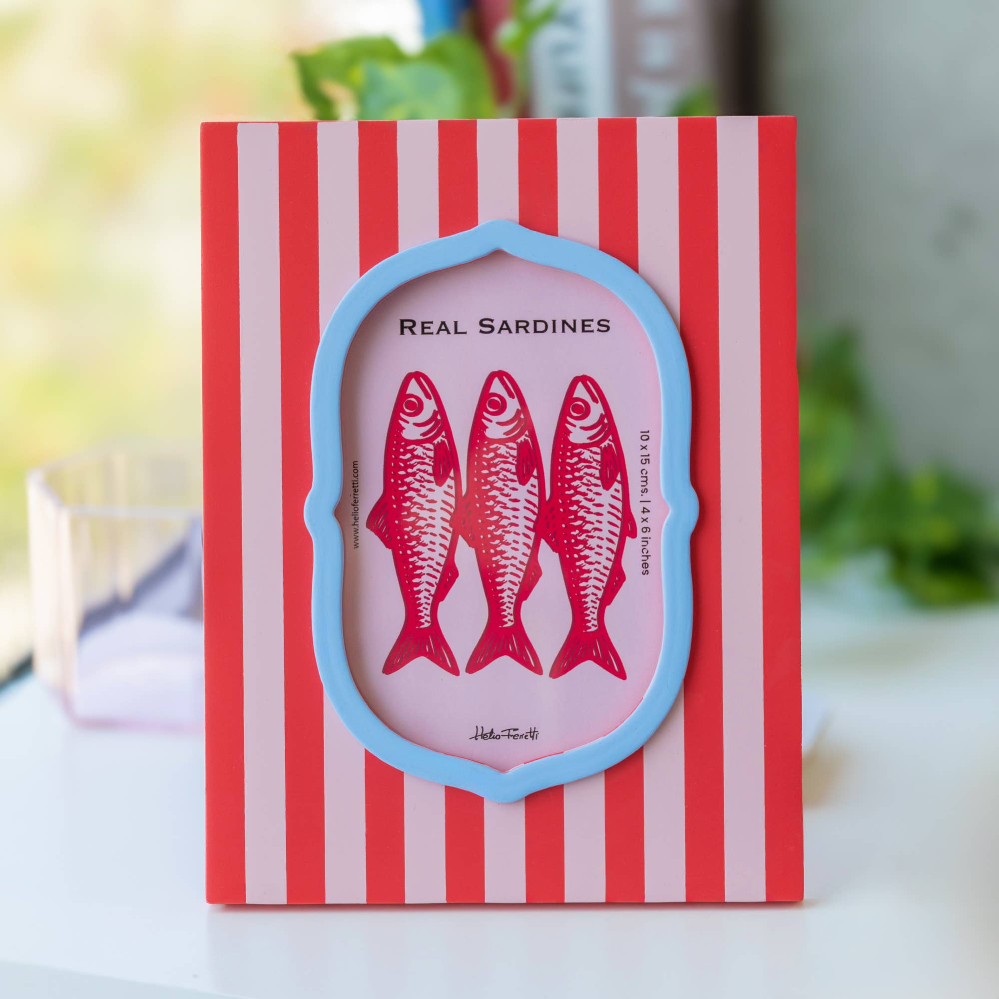 Menorca Photo Frame Blue